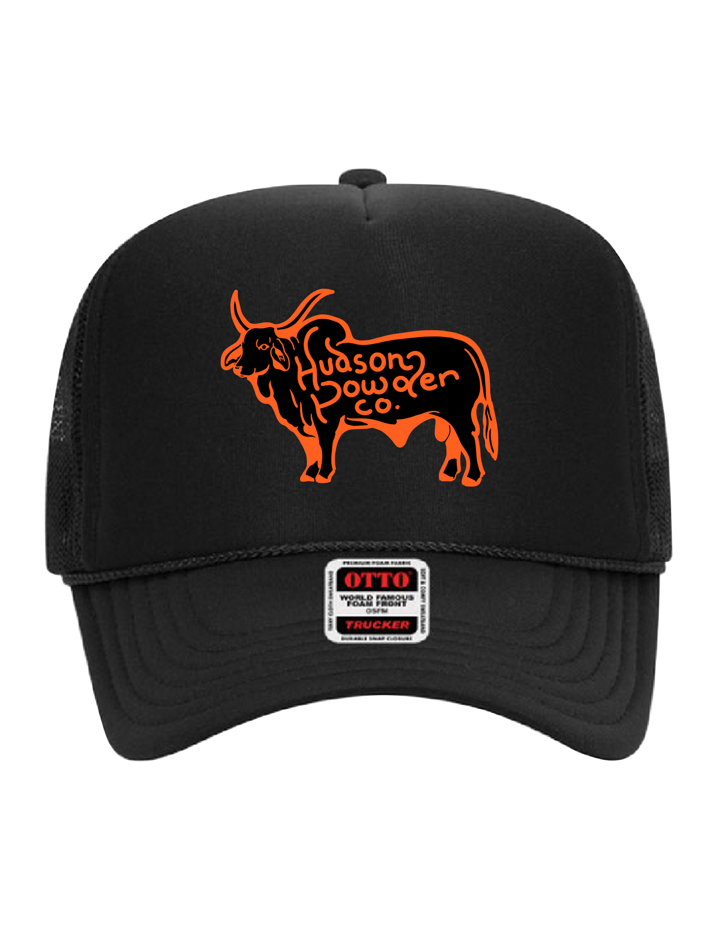 HPC American Brahman Bull Trucker Hat - Black