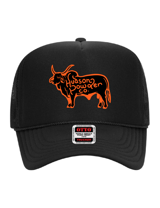 HPC American Brahman Bull Trucker Hat - Black
