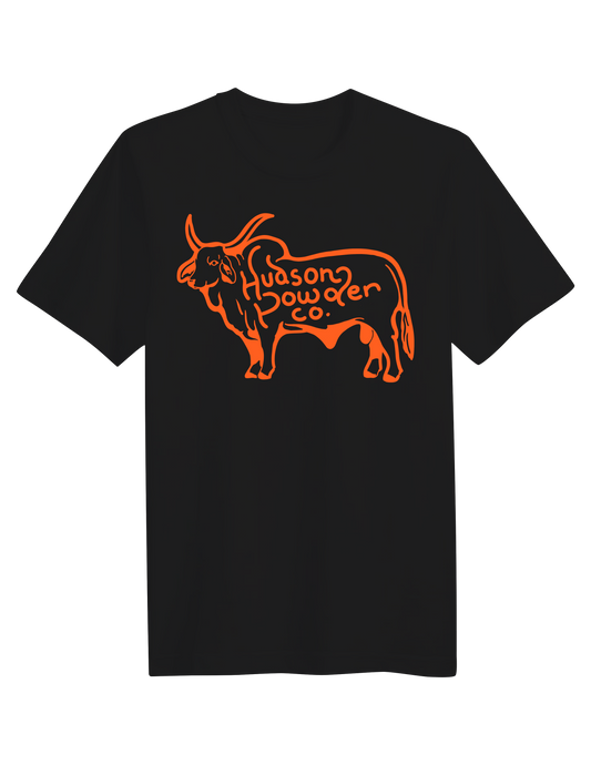 HPC American Brahman Bull Logo T-Shirt - Black