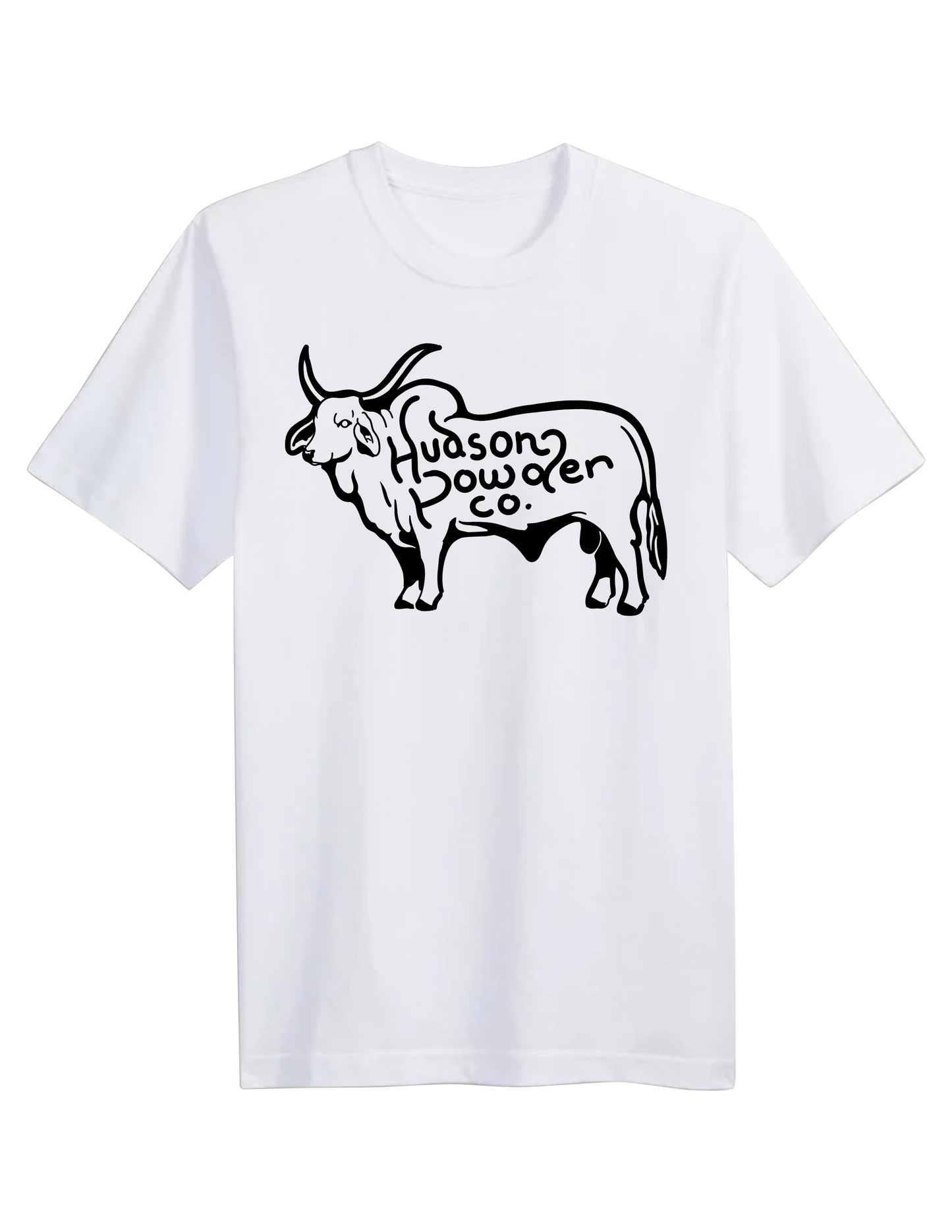 HPC American Brahman Bull Logo T-Shirt - White
